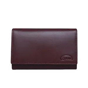 Zoom Shoes Genuine Leather RFID Wallet for Women 103338ABR | Original Leather | Card Holder for Women