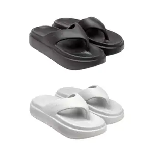 ZENWEAR Extra Soft Classic Casual wear with Ultra Soft Flexibility Technology Heels for Women's/Girl's(6109+6108) Multicolor