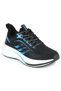 ABROS Mens Sports Shoes ASSG1436-BLACK/SEA Green-8