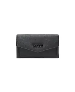 Guess Women's Black Textured Wallet| Ladies Purse Handbags | Gift For Ladies