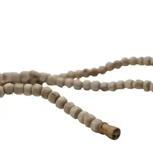 Dharmsaar Small Tulsi Beads Mala for Neck, Daily Use Small Size Tulsi Mala 108 Beads Original for men and women, Tulsi Kanthi Rosary Necklace 1 Round