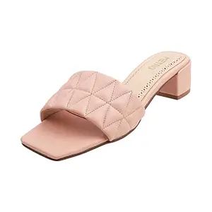 Metro Women's Peach Synthetic Sandals 5-UK 38 (EU) (40-2383)