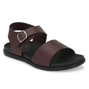 Azzaro Black Men Comfort Sandals R35090_GID Brown