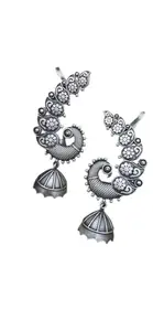 Earcuffs for Women & Girls | Stylish Non-Pierced Ear Cuffs | Trendy Party & Casual Wear Fashion Jewelry | Lightweight Statement Earrings (color1)