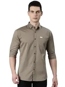 Majestic Man Men Classic Slim Fit Pure Cotton Casual Shirt