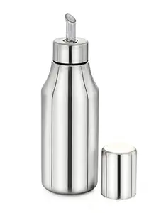 Kissan Stainless Steel Oil Dispenser with Nozzle 0.5 Litre (500 ml) | Oil Container | Oil Pourer | Oil Pot | Oil Can| Oil Bottle