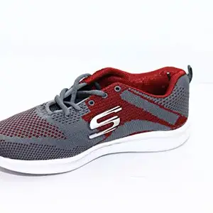 Sparash Mens Grey Sports Casual Shoes (10)