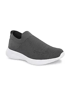 San Frissco Men Slip-Ons Walking Running Training Outdoor Gym Sports Shoes for Men Grey