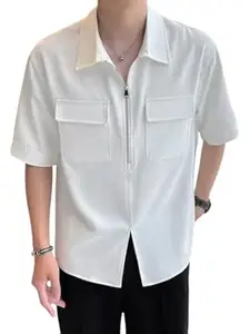 GRECIILOOKS Tshirt for Man | T Shirt for Mans | Mens TShirt's | Polo T- Shirt for Mens | Half Sleeve Polo Neck Tshirt for Men (Available in Plus Sizes)