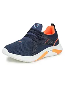 ABROS Men's Kooper ASSG0104 Running Shoes -Navy/Orange -8UK