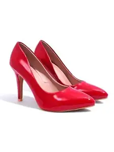 Carlton London Women Comfortable Cone Heel Pointed Toe Slip On Fashion Shoes for Daily use, Office use, Casual use