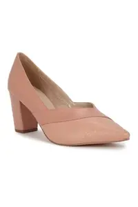 Allen Solly Women Peach Casual Heels