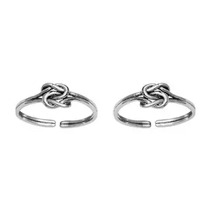 MOONEYE 925 -Elegant And Comfortable Simple Toe Ring Silver Toe Ring Pair For Girls, Gross Weight 2.10