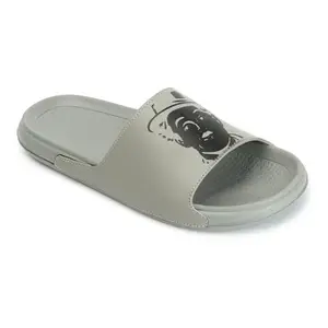 PERY-PAO Sliders Mens Grey, Black Stylish Flip Flop & Slippers
