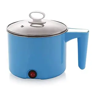 Electric Hot Pot, 1.5L Electric Noodle Cooker, Stainless Steel Mini Shabu Hot, Perefect for Boiling Water, Ramen, Egg, Pasta, Dumpling, Soup, Oatmeal price in India.
