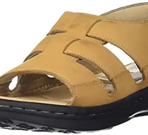 Red Chief Men's Rust Leather Sandal (RC3677 022), 8 UK