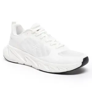 CULT Women's StridePulse Running Shoes Enhanced Cushioning Enhanced Grip Lightweight High Traction Sports Footwear (CS704245UK5_White_UK5)