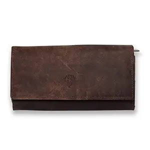VINTAGE9 Women's Leather Wallet/Clutches, Muskat - Cornell
