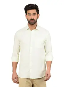 Crimsoune Club Men's Green Printed Shirt (XL)
