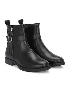 Delize Black Women Ankle Boots 64485-37