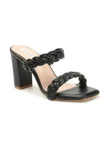 ELLE Women Fashion Sandal,Black,UK-3
