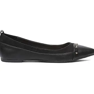 Bata Women's Valterna Black Ballet Flats - 5 UK (38 EU) (5516379)