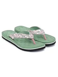 DICY Flat Casual Foot Wear for Women Comfortable Sandals for Girls Rubber Slipper Water Proof (Kanya)
