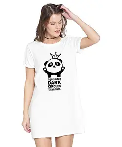 Stylish Cotton Blend Printed T-Shirt for Women | Casual Wear | Soft & Comfortable Fabric | Trendy Short Sleeve (White_Medium_Pack of 1)#7809