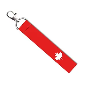 ISEE 360® Maple Leaf Lanyard Tag with Swivel Lobster for Gift Luggage Bags Backpack Laptop Bags L X H 5 X 0.8 INCH