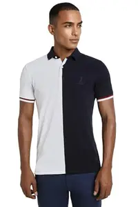 Peter England Men's Slim Fit T-Shirt (PCKPISGFR34904_Multi