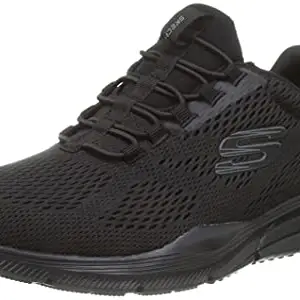 Skechers Mens Equalizer 4.0 - WRAITHERN Black Running Shoe - 6 UK (7 US) (en_US)