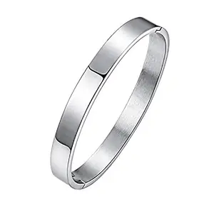 SONI DESIGNS Men's Fashion Jewellery High Polished Stylish Stainless Steel Full Kada Style Bracelet For Boys and Men