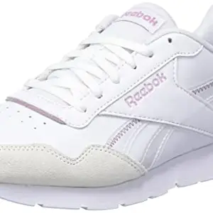 Reebok Classics Women Leather,Synthetic Textile Rubber Reebok Royal Glide Casual Running Shoes FTWWHT/INFLIL/PURGRY UK-4