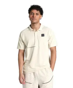 Puma Men's Regular Fit Polo Shirt (631427_Alpine Snow