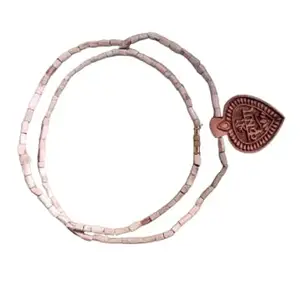 Tulsi Necklace Tulsi Kanthi Mala with Shri Krishna Pendant, Tulasi Krishna Choker Locket, Sanskrit Name Handmade necklace