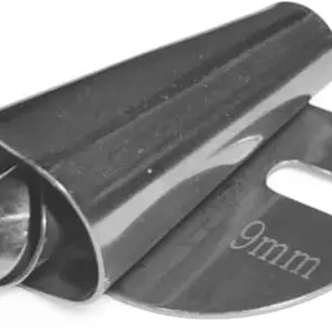 QUTEX T-17 9mm Hemming Folder for Industrial Sewing Machines - Heavy Duty Metal Edge Stitch Tool Professional Kit