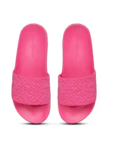 Tommy Hilfiger womens F23HWFW285 Pink Slide Sandal - 5 UK (F23HWFW285)