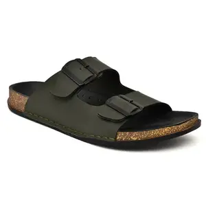 Royal Cruzz Stylish Olive Sandals Foor Men's