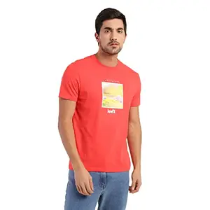 Levi's Men's Graphic Regular Fit T-Shirt (16960-0960_Poppy Red S)