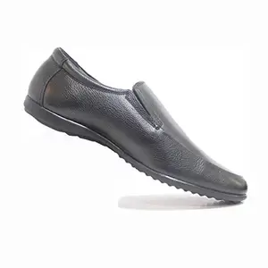 Pierre Cardin Men's Black Leather Formal Shoes, 11