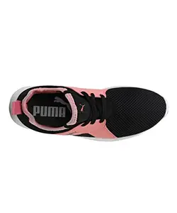 Puma Women's Zod Runner V3 WN's Black-Salmon Rose Running Shoe-3 Kids UK (38114302)