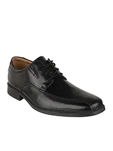Clarks Men's Tilden Walk Black Leather Derby-11 UK (26110310