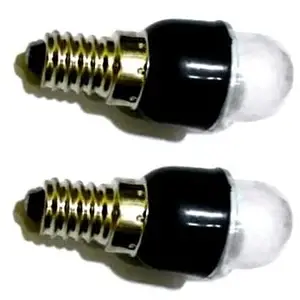 ZENITH Screw Type led Bulb Plastic Black Color Suitable for Singer Domestic Front Loading Electric Embroidery Sewing Machine Screw Type led 2 Pieces