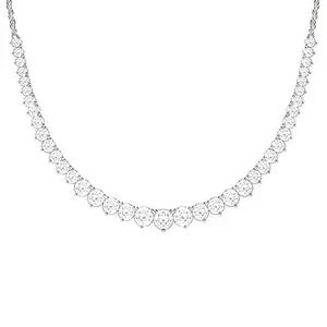 GIVA 925 Silver Signature Solitaire Necklace| Pendant to Gift Women & Girls | With Certificate of Authenticity and 925 Stamp | 6 Months Warranty