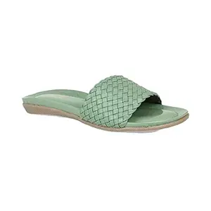 Inc.5 Shoes Women Flat Fashion Sandal 100781_Green
