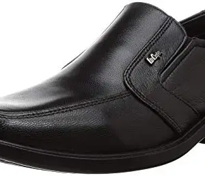 Lee Cooper Men Black Leather Formal Shoes-10 UK (44 EU) (11 US) (Lc9899B1)