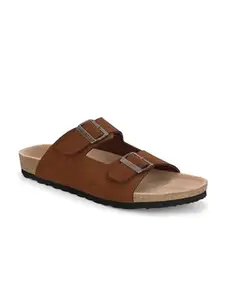San Frissco Men's Sandal-8 Kids UK (SJ 2401 Brown)