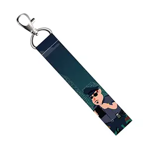 ISEE 360® The Police Lanyard Bag Tag with Swivel Lobster for Gift Luggage Bags Backpack Laptop Bags Students Professional Kids L X H 5 X 0.8 INCH