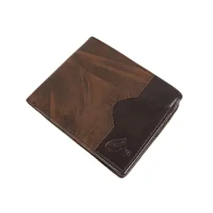 Classic World Men & Women Evening/Party Brown Artificial Leather Wallet (8 Card Slots) PIRA-29PIRA-BROWN_CW