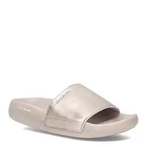 Skechers Women's Hyper Slide - Shine ON Casual Slippers (140431-GLD_5) Gold
